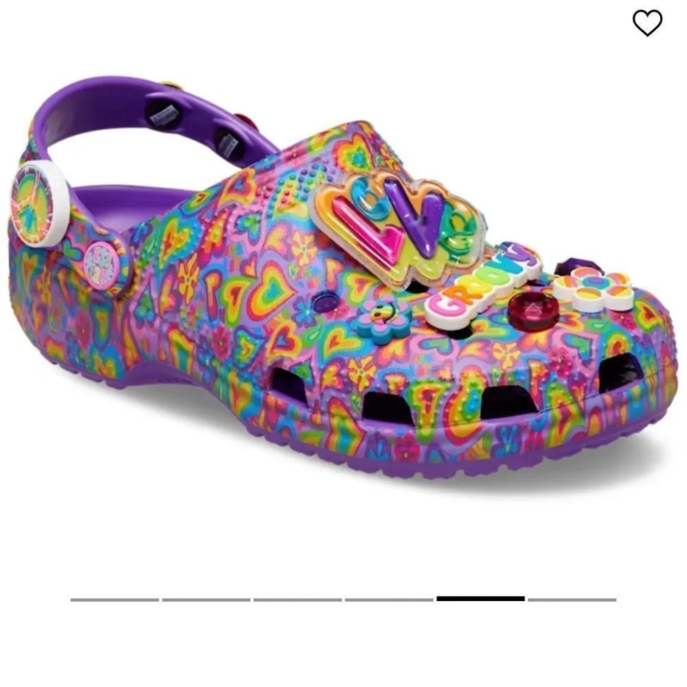 NEW in Box Croc X Lisa Frank Limited Edition Women’s 9 - Picture 9 of 9